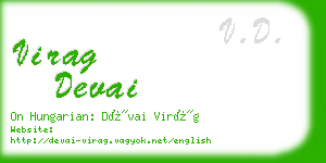 virag devai business card